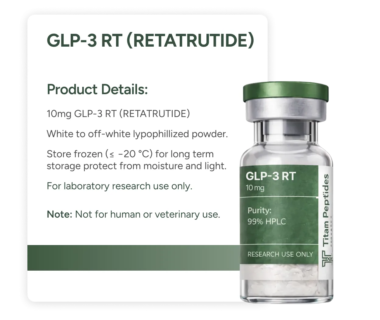 retatrutide kits 10mg/20mg/30mg/60mg Retatrutide 30mg | 20-Vial Kit